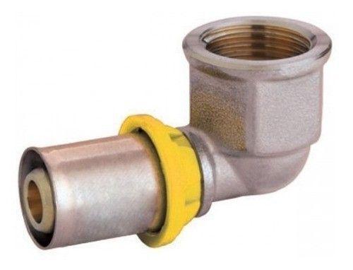 Imagem de cotovelo pex Emmeti c/flange 1/2F x roscar 16/20mm