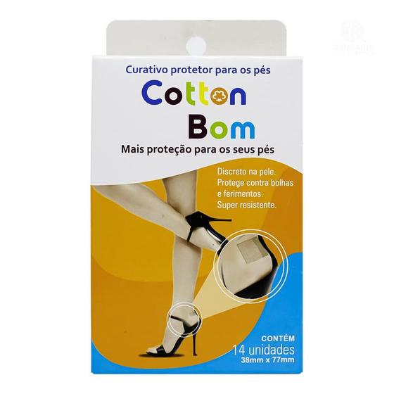 Imagem de Cotton bom curativo protetor para os pés com 14 unidades