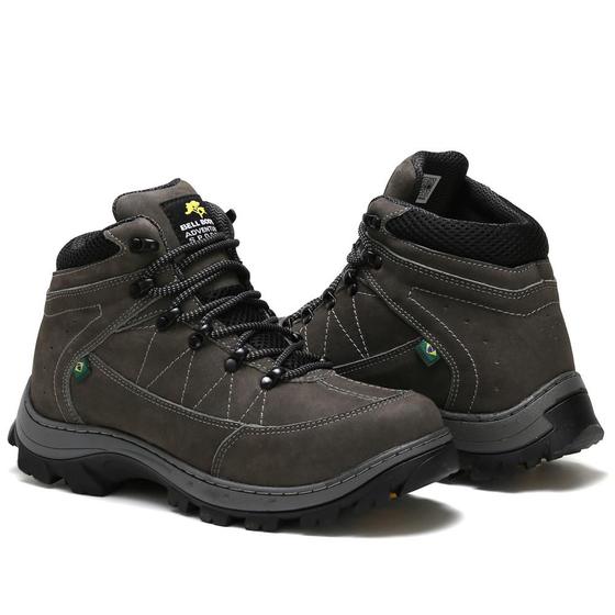 Imagem de Coturno Adventure Trekking Masculino Couro Conforto