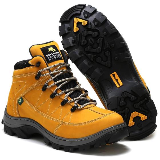 Imagem de Coturno Adventure Trekking Masculino Couro Conforto