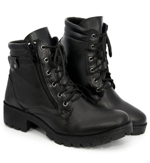 Coturno Bota Feminina Cano Baixo Confortável Flex Br2 Zíper Lateral Menor preço em Coturno Bota Feminina Cano Baixo Confortável Flex Br2 Zíper Lateral