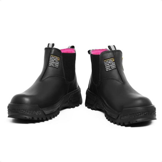 Imagem de coturno bota segurança EPI com C.A composite anti perfuto