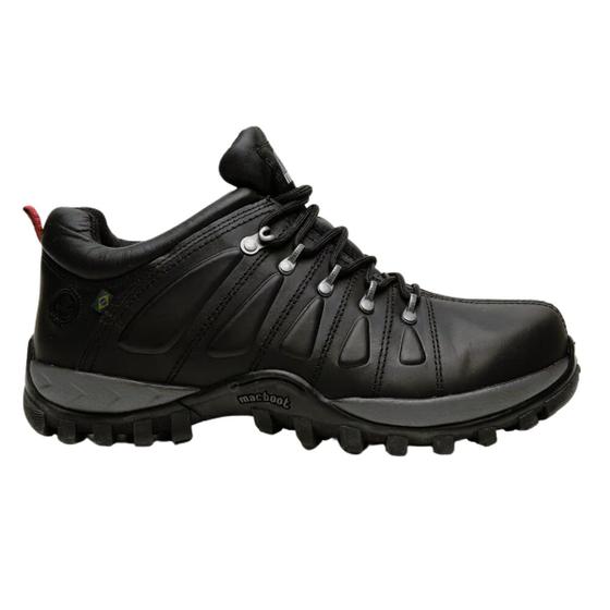 Imagem de Coturno Macboot Uirapuru 05 Couro Masculino Preto