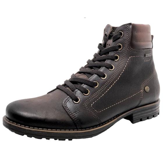 Imagem de Coturno Masculino Adventure Couro Conforto Pegada