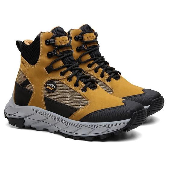 Imagem de Coturno Masculino Conforto Casual Amarelo Venetto Conforto