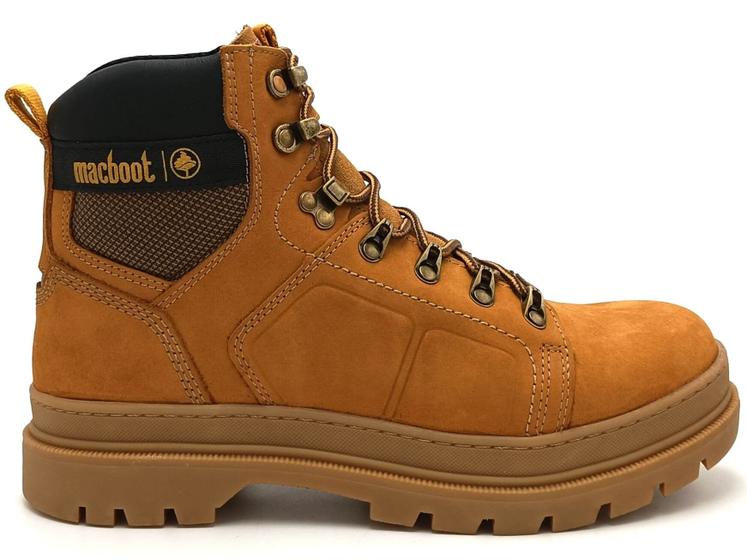 Imagem de Coturno Masculino Couro Nobuck Macboot Mombaça 02