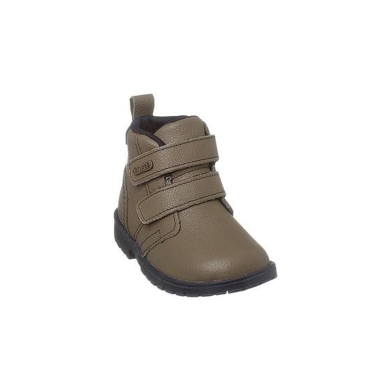 Imagem de Coturno Masculino Infantil Menino Couro Ortopé Baby Boot