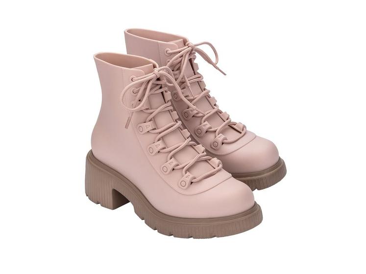 Imagem de Coturno Melissa Cosmo Boot Adulto Marrom/Rosa