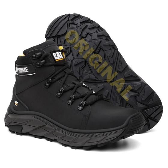 Imagem de Coturno S10 Bota Sapato Masculino Catprime Original Couro Premium Com C.A