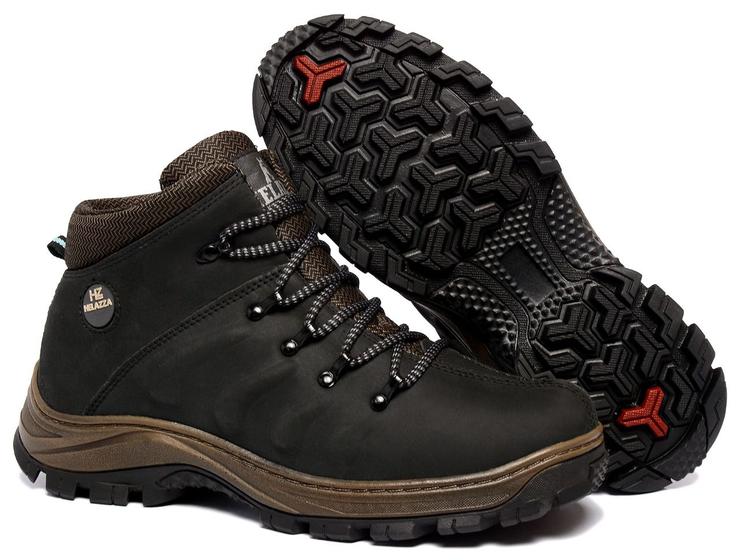 Imagem de Coturno Trekking Adventure Couro Detalhe em Relevo