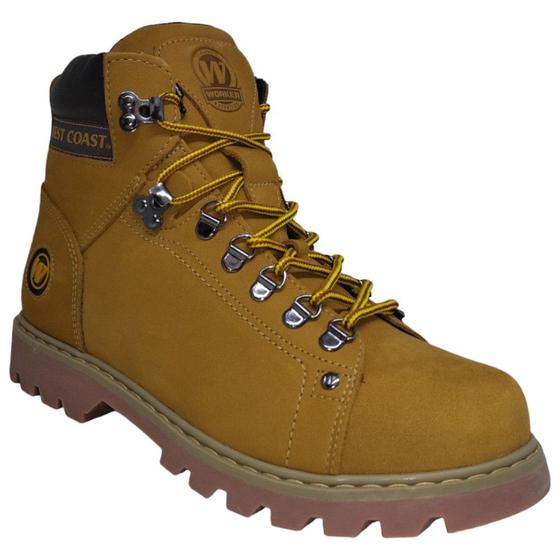 Imagem de Coturno West Coast Worker Classic Nobuck Masculino - Caramelo