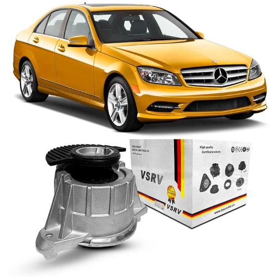 Imagem de Coxim Calço Suporte Apoio Motor Lado Direito Lado Passageiro Original VSRV Mercedes Benz C300 W204 2010 2011