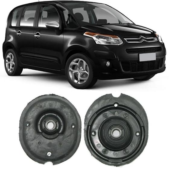 Imagem de Coxim do Amortecedor Citroen C3 Picasso Dianteiro 2011 Até 2017 O Par