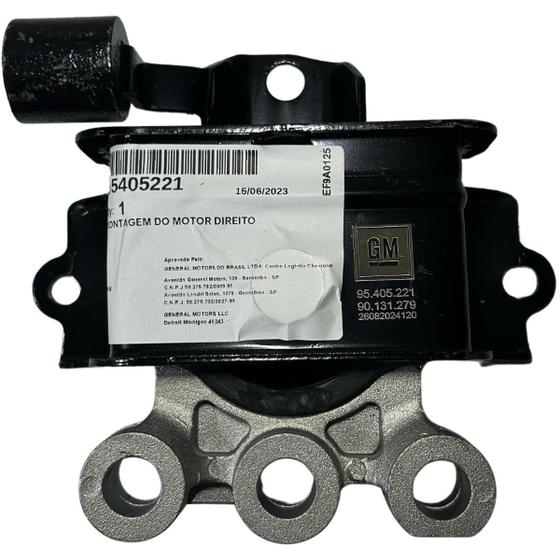 Imagem de Coxim do Motor Lado Direito Onix Cobalt Prisma Spin Joy MANUAL E AUTOMATICO PEÇA GENUINA GM