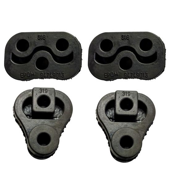 Imagem de Coxim Escapamento Onix E Cobalt  Prisma Kit 4 Peças