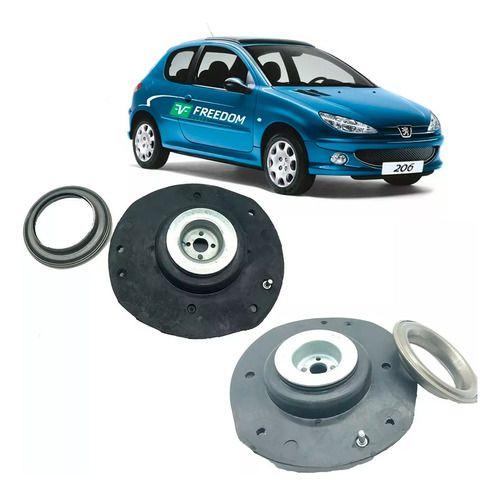 Imagem de Coxim superior do amortecedor dianteiro peugeot.206 1.0 1.4 2003 á 2011  kit c/ 2 unidades