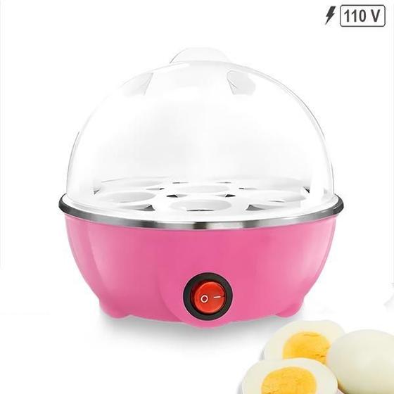 Imagem de Cozedor Elétrico Rosa 110V Com Cozimento A Vapor Rápido