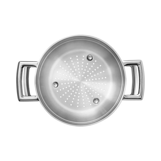 Pentola a Vapore Profonda in Acciaio Inox 8,5L Pentole da Cucina da 6