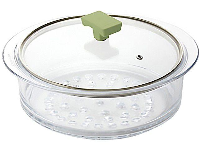 Cozi Vapore Ghidini Vidro 24cm Transparente Menor preço em Cozi Vapore Ghidini Vidro 24cm Transparente