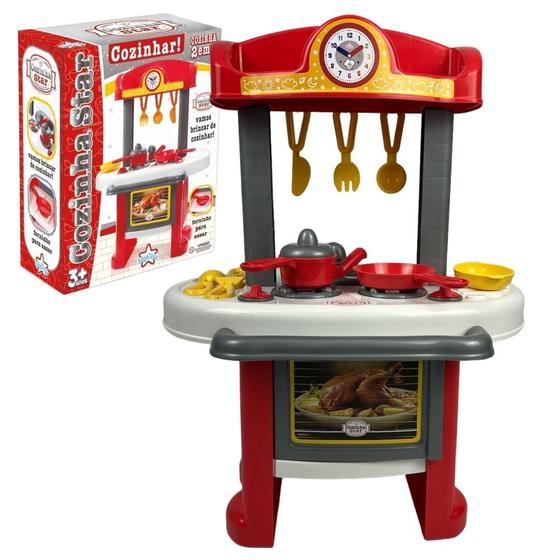 Cozinha Brinquedo Fogão Forno Infantil Criança Menina Menino - Fenix Industria e Comercio