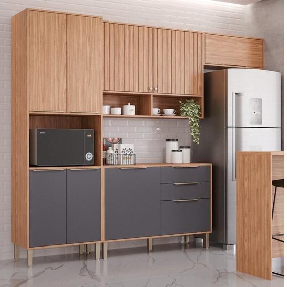 Imagem de Cozinha Compacta 4 Peças com Torre para Microondas Divina