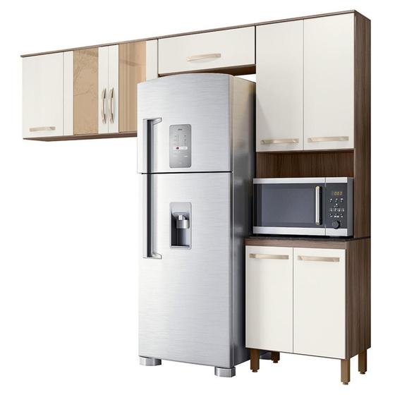 Imagem de Cozinha Compacta 8 Portas Fit - Nicioli