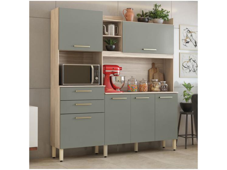 Cozinha Compacta Demóbile Select 2 Gavetas Menor preço em Cozinha Compacta Demóbile Select 2 Gavetas
