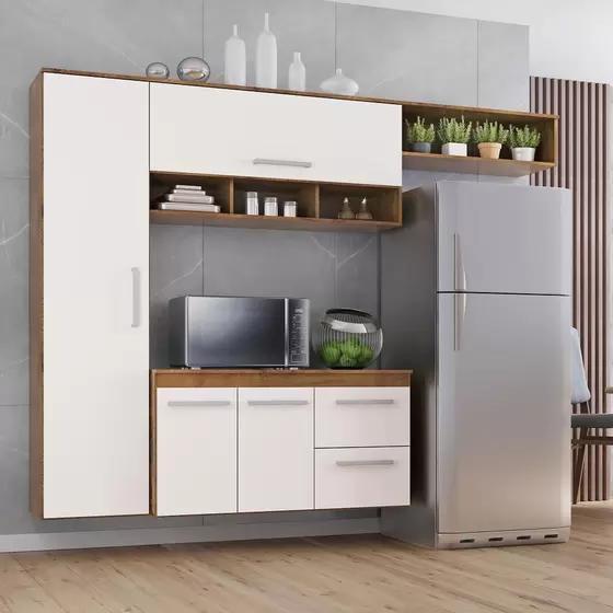 Imagem de Cozinha Compacta Lua 4 Portas 2 gavetas - Quarta Divisão