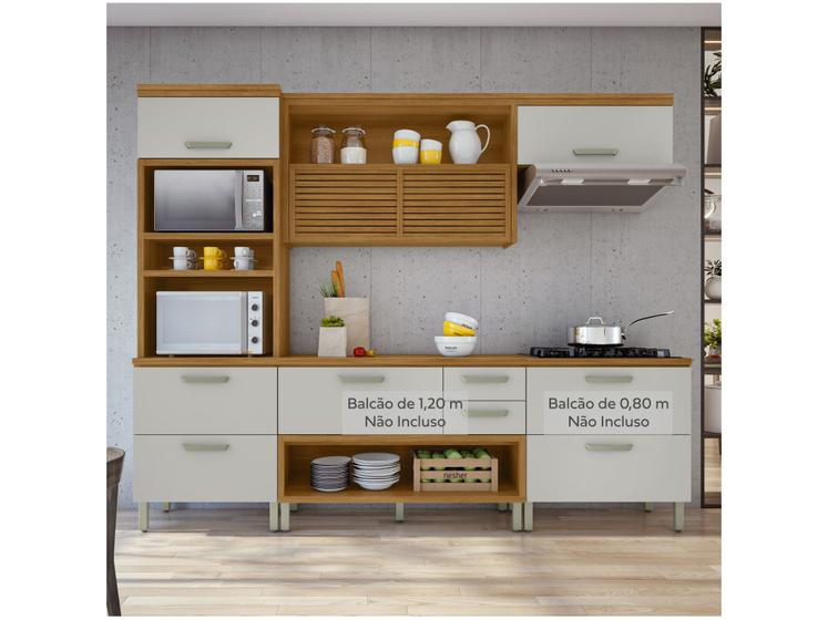 Cozinha Compacta Nesher Realeza Nicho para Menor preço em Cozinha Compacta Nesher Realeza Nicho para