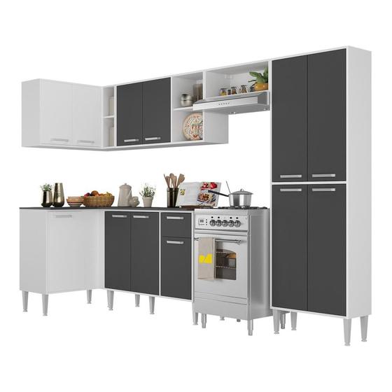 Menor preço em Cozinha Completa c/ Armário e Balcão Xangai Zouk Multimóveis