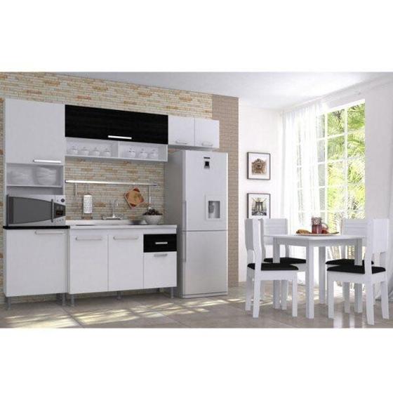Imagem de Cozinha Completa Italia com Mesa e 4 Cadeiras (Não Acompanha Pia)Indekes