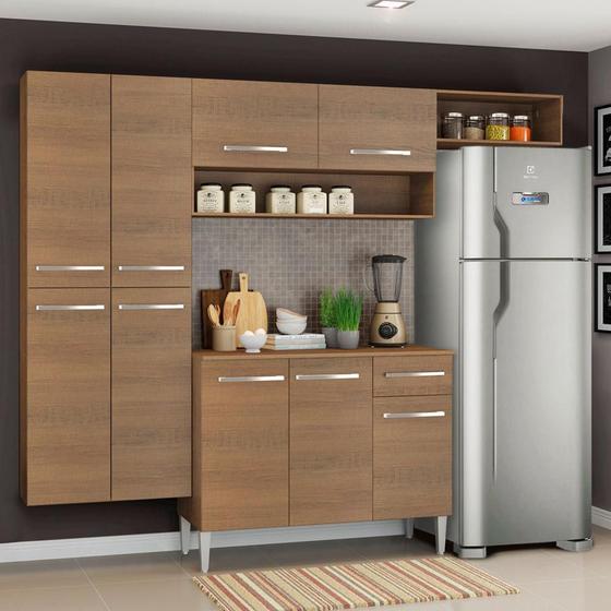 Cozinha Completa Madesa Emilly Fit com Armário, Balcão e Paneleiro Suspenso é ruim? Cozinha Completa Madesa Emilly Fit com Armário, Balcão e Paneleiro Suspenso é boa?