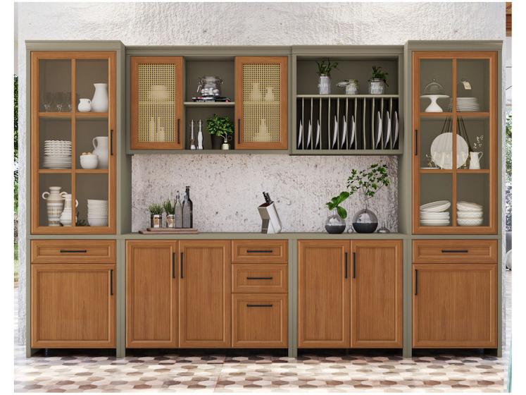 Cozinha Completa Nesher Rainha com Balcões Menor preço em Cozinha Completa Nesher Rainha com Balcões