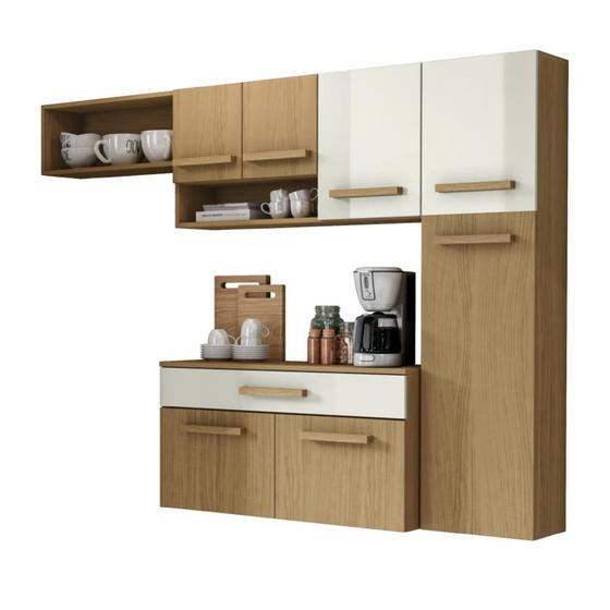 Cozinha Completa Suspensa com Balcão Ruby 7 Portas 1 Gaveta Atacama / Off White é boa?