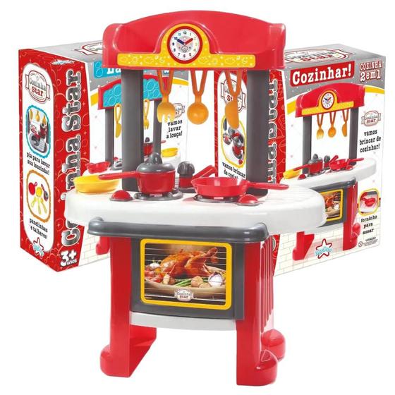 Cozinha Forno Infantil Fogão Brinquedo Criança Menina Menino Menor preço em Cozinha Forno Infantil Fogão Brinquedo Criança Menina Menino