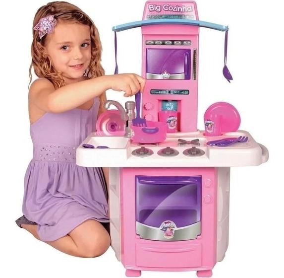 Imagem de Cozinha Infantil Big Star Completa com Micro-ondas