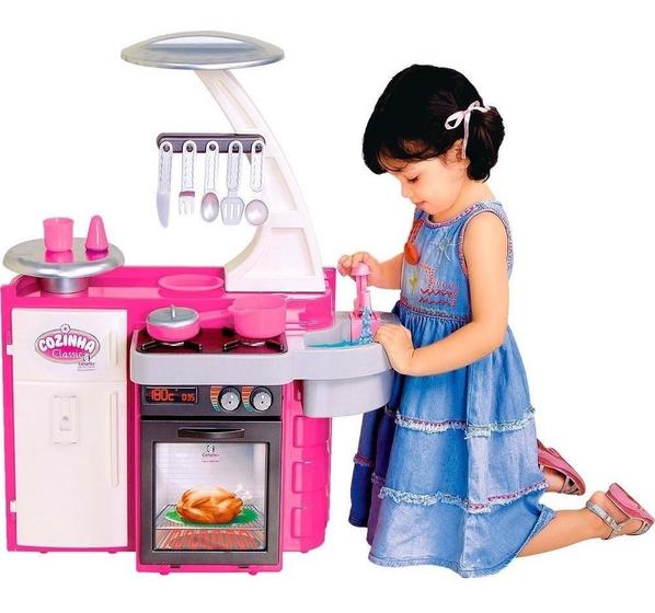 Imagem de Cozinha Infantil Classic Fogão Pia Geladeira Cotiplas 1601