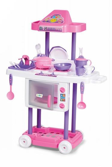 Cozinha Infantil Com Rodas Riva Chef Completa - Tateti Menor preço em Cozinha Infantil Com Rodas Riva Chef Completa - Tateti