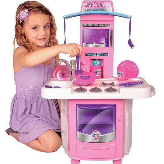 Cozinha Infantil Completa com Acessórios Big Star 630 Menor preço em Cozinha Infantil Completa com Acessórios Big Star 630
