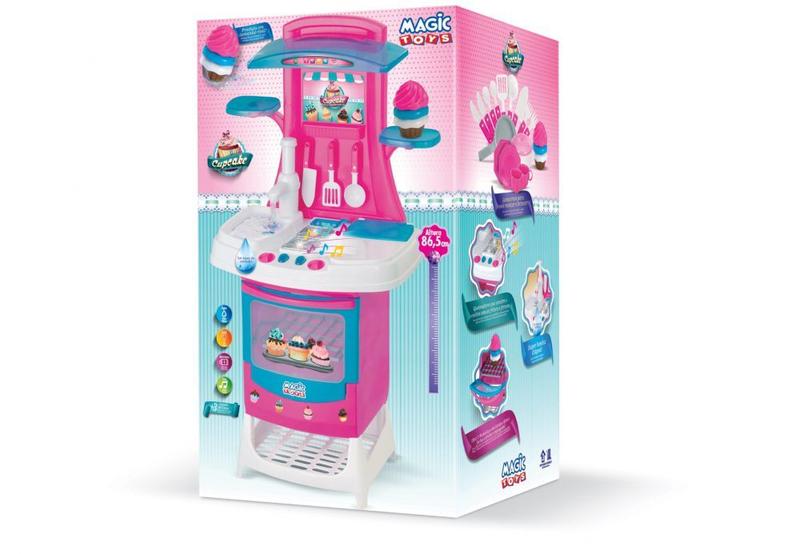 Cozinha Infantil Cupcake Completa Com Água, Som E Luzes Menor preço em Cozinha Infantil Cupcake Completa Com Água, Som E Luzes