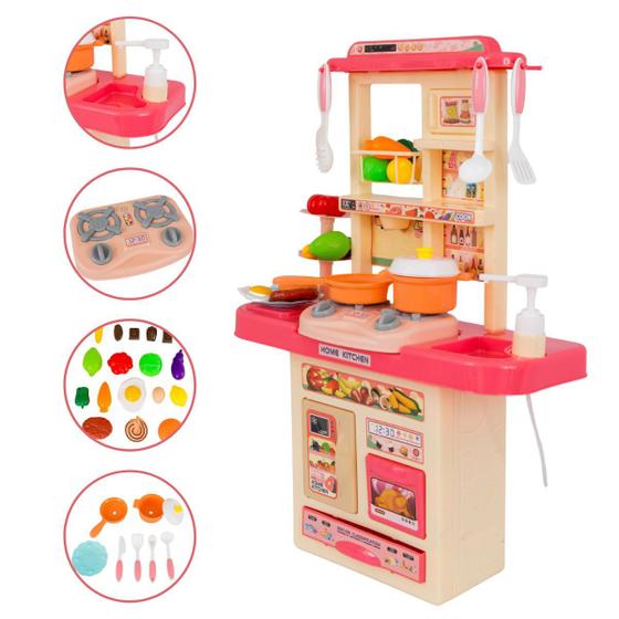 Imagem de Cozinha Infantil De Brinquedo Completa Sai Água E Som