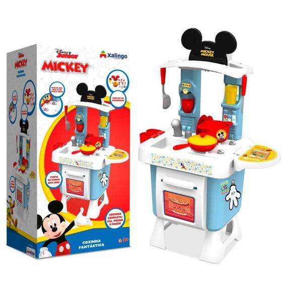 Imagem de Cozinha Infantil Fantastica Mickey Disney com Forno Xalingo