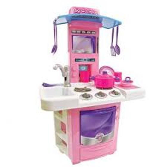 Imagem de Cozinha infantil - fogão- pia - microondas - brinquedo - big star