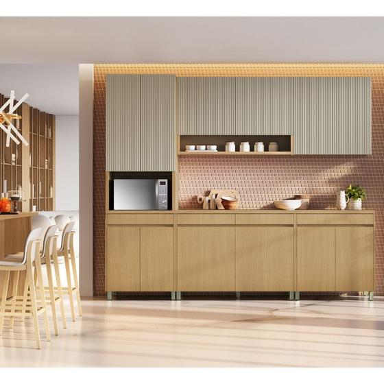 Imagem de Cozinha Modulada 5 Peças com Tampo 100 MDF Simone Mendes Nesher
