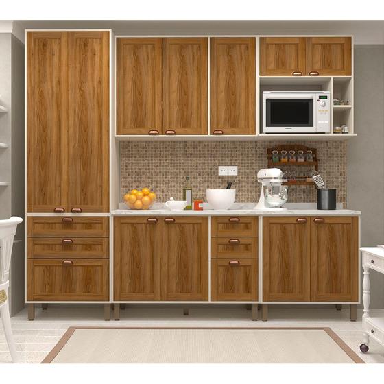 Imagem de Cozinha Modulada Completa com 5 Peças e Tampo Sofia Luciane Móveis
