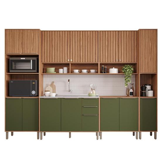 Imagem de Cozinha Modulada Divina 6 Peças com Torre Quente 2 Fornos - MGM
