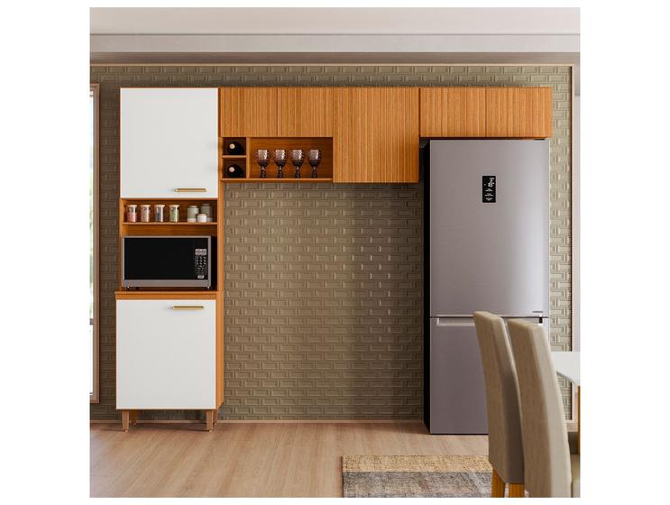Cozinha Modulada Poliman Moveis Sicilia 7 Portas