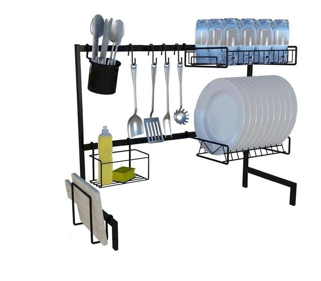 Imagem de Cozinha Modular Autosustentável Escorredor Louças E Talheres 63cm