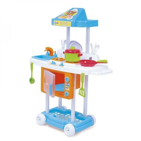 Imagem de Cozinha Riva Mr Chef Azul com Microondas Completa, 1301 Ta Te Ti