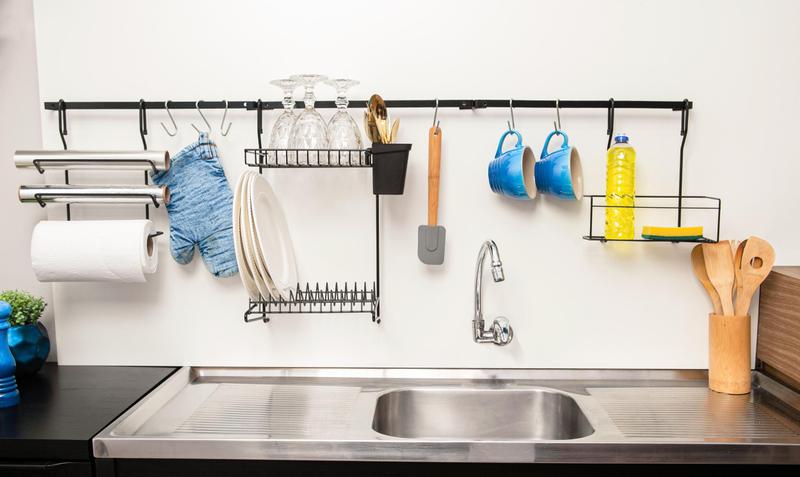 Cozinha Suspensa Escorredor Louça Prato Parede 14 Peças Menor preço em Cozinha Suspensa Escorredor Louça Prato Parede 14 Peças
